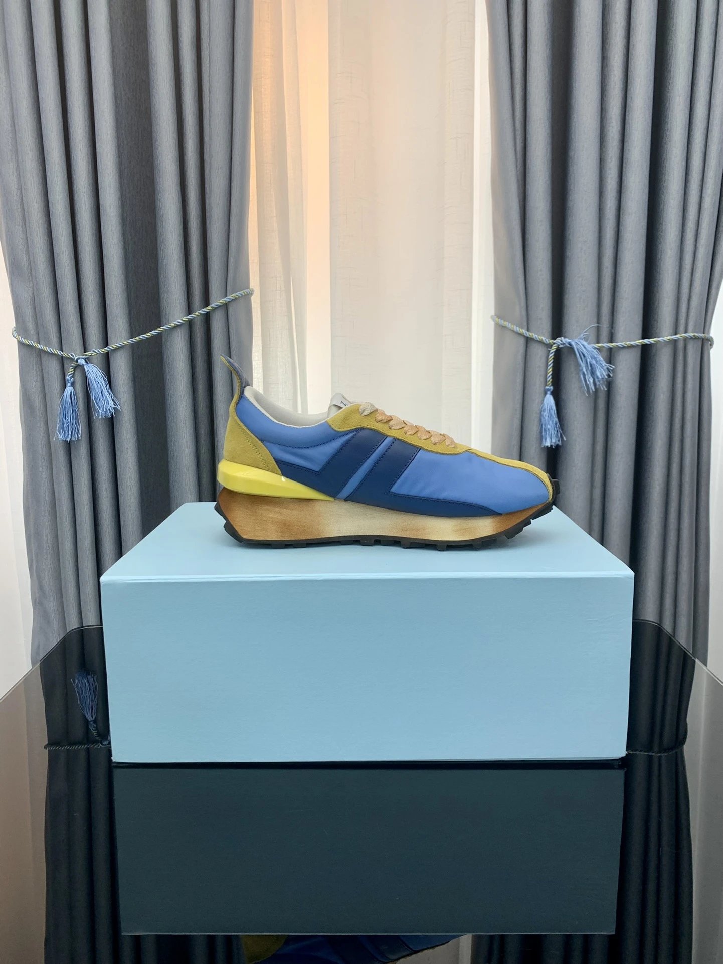 Lanvin Retro Sneakers Blue - High Quality Product Image - Cnfans