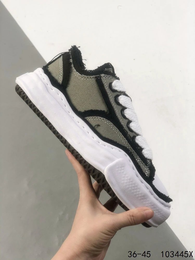 Maison Mihara Yasuhiro MMY Shell Sneakers Gray - Gallery Image 4 - Detailed View