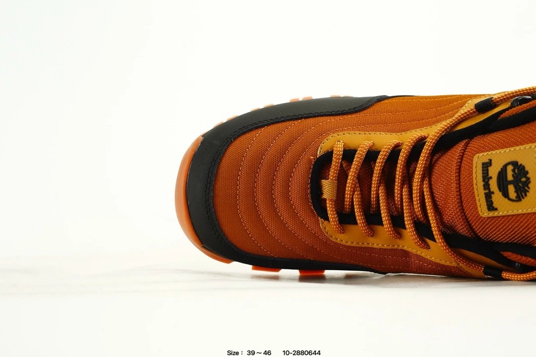 Waterproof Hiking Boots with Burnt Orange - Gallery Image 5 - Detailed View
