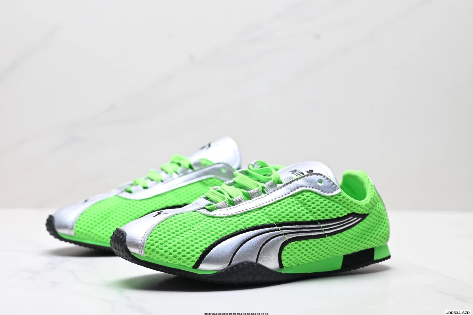Puma H-Street Sneakers Green Silver - Gallery Image 4 - Detailed View