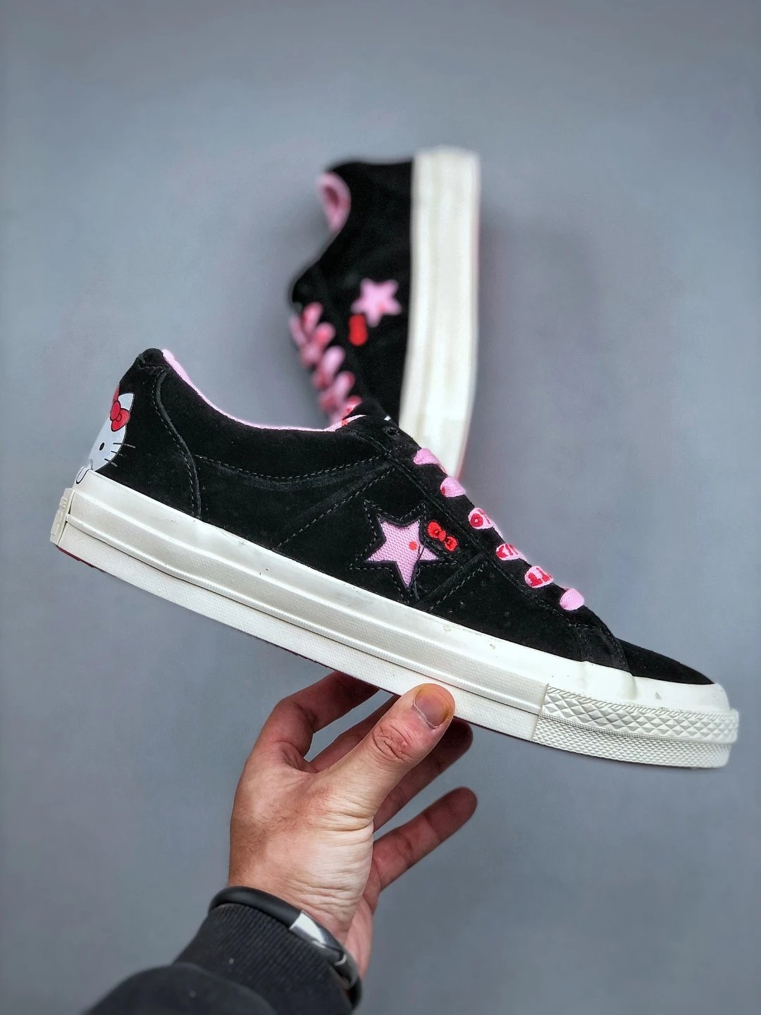 Retro Suede Low Top Skate Shoes Prism Pink - Gallery Image 4 - Detailed View