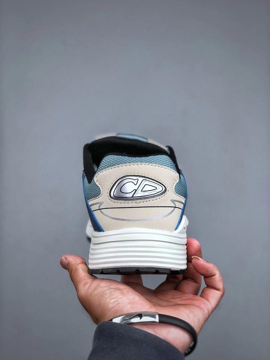 Dad Sneakers B30 Beige Blue - Gallery Image 7 - Detailed View