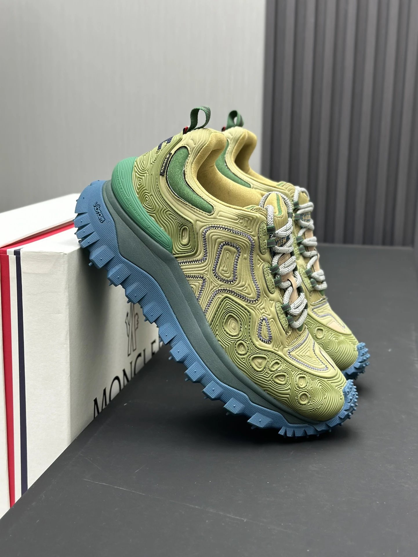 Moncler Trailgrip GTX Hiking Shoes Green - Gallery Image 5 - Detailed View
