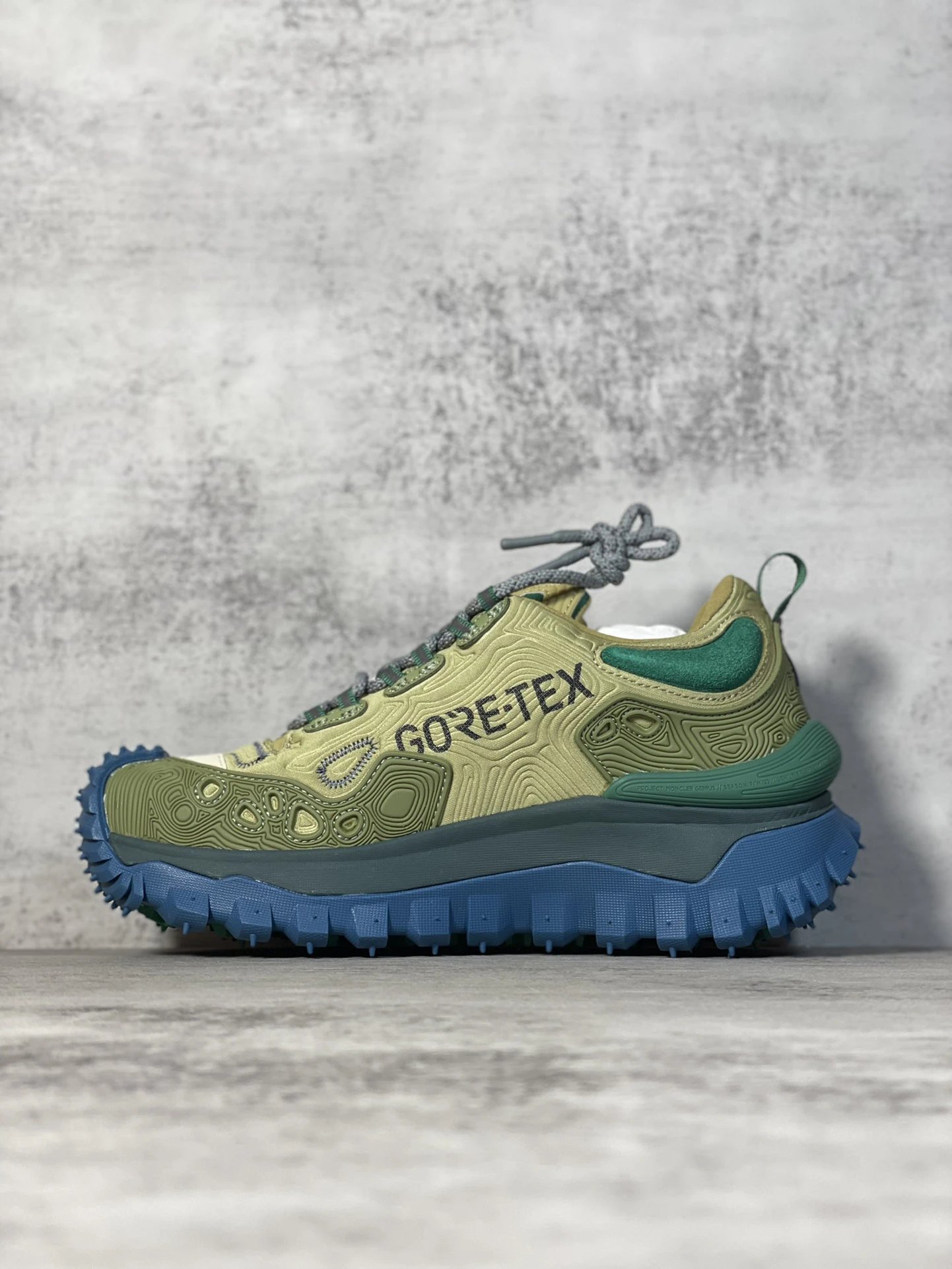 Moncler Trailgrip GTX Hiking Shoes Green - Gallery Image 2 - Detailed View