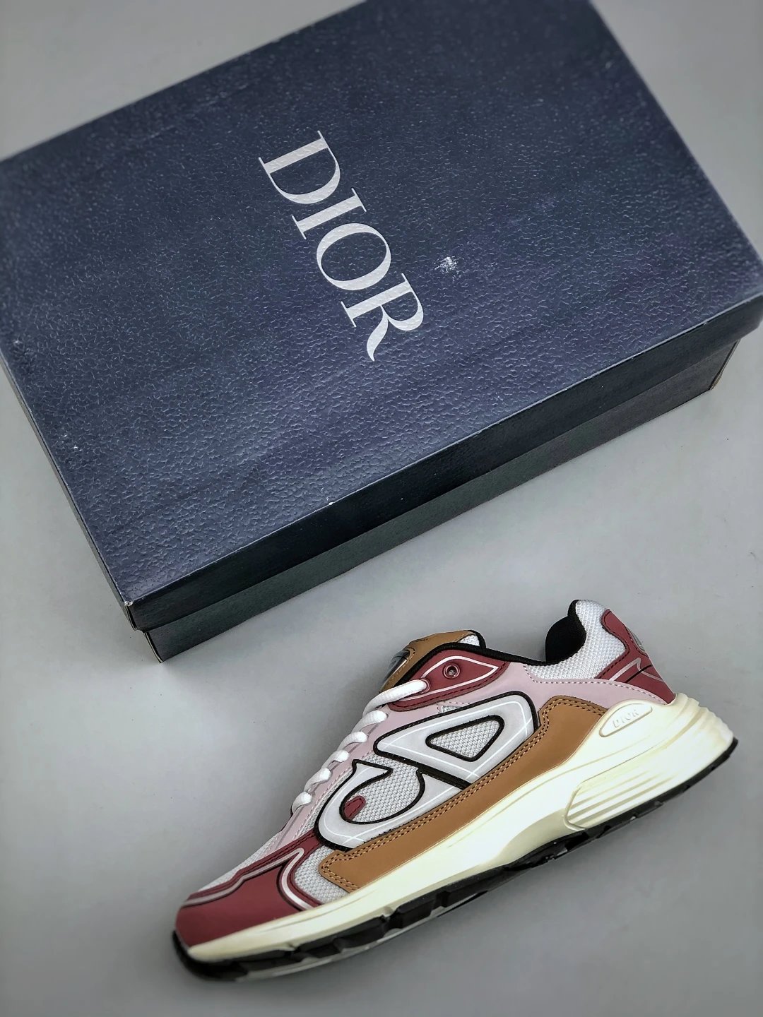 Dad Sneakers, Mesh, Taupe - Gallery Image 3 - Detailed View