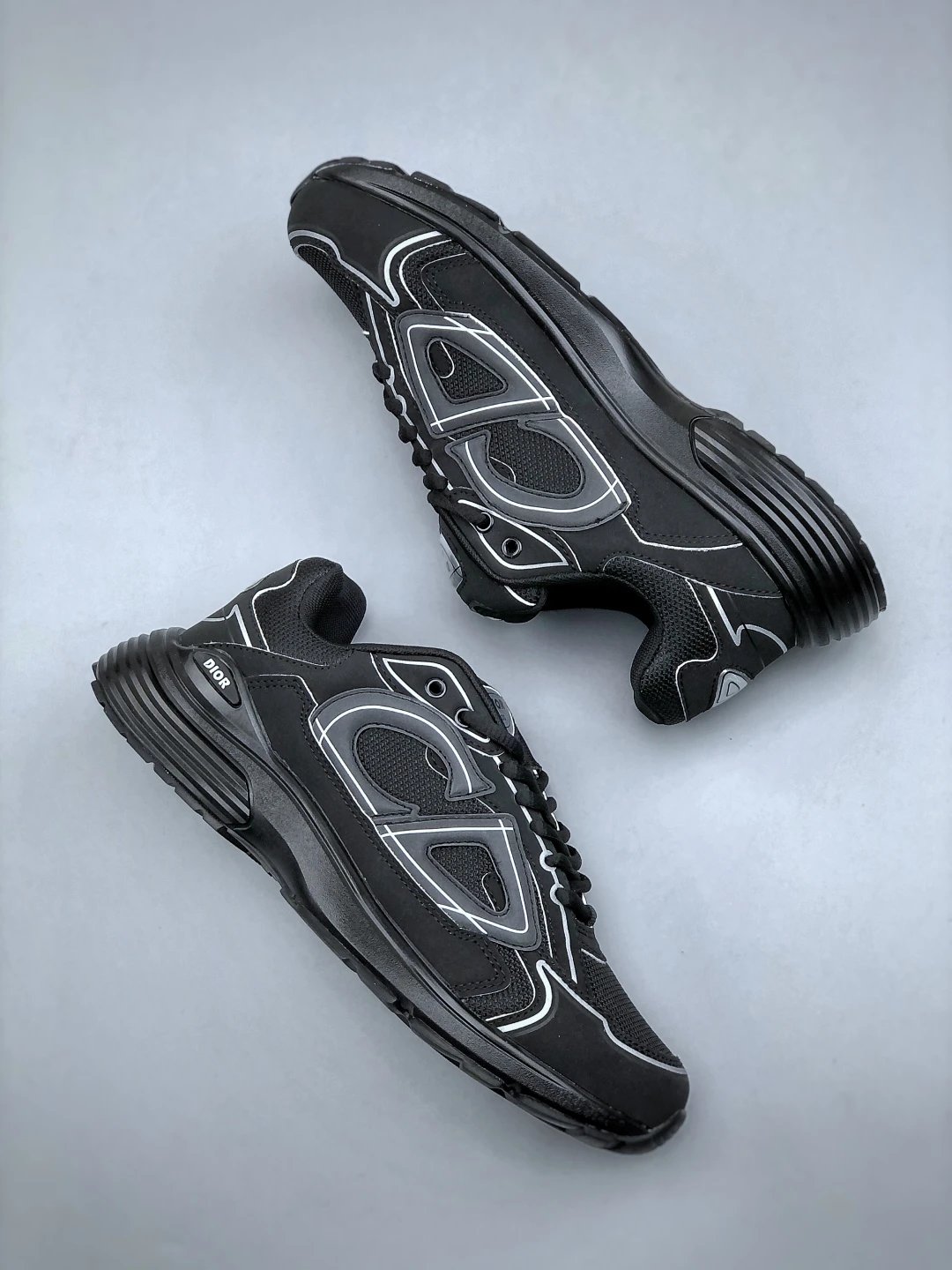 Dad Sneakers Casual Shoes Onyx Black - Gallery Image 9 - Detailed View