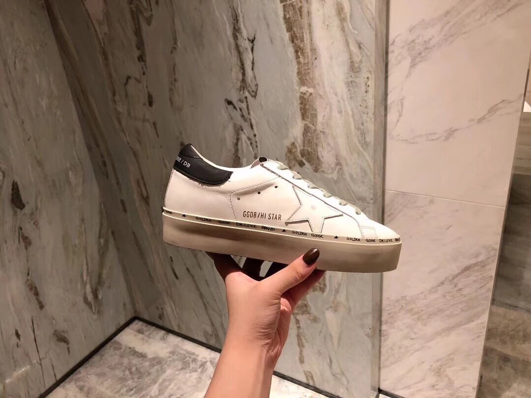 Golden Goose Hi Star Sneakers Black Tail 