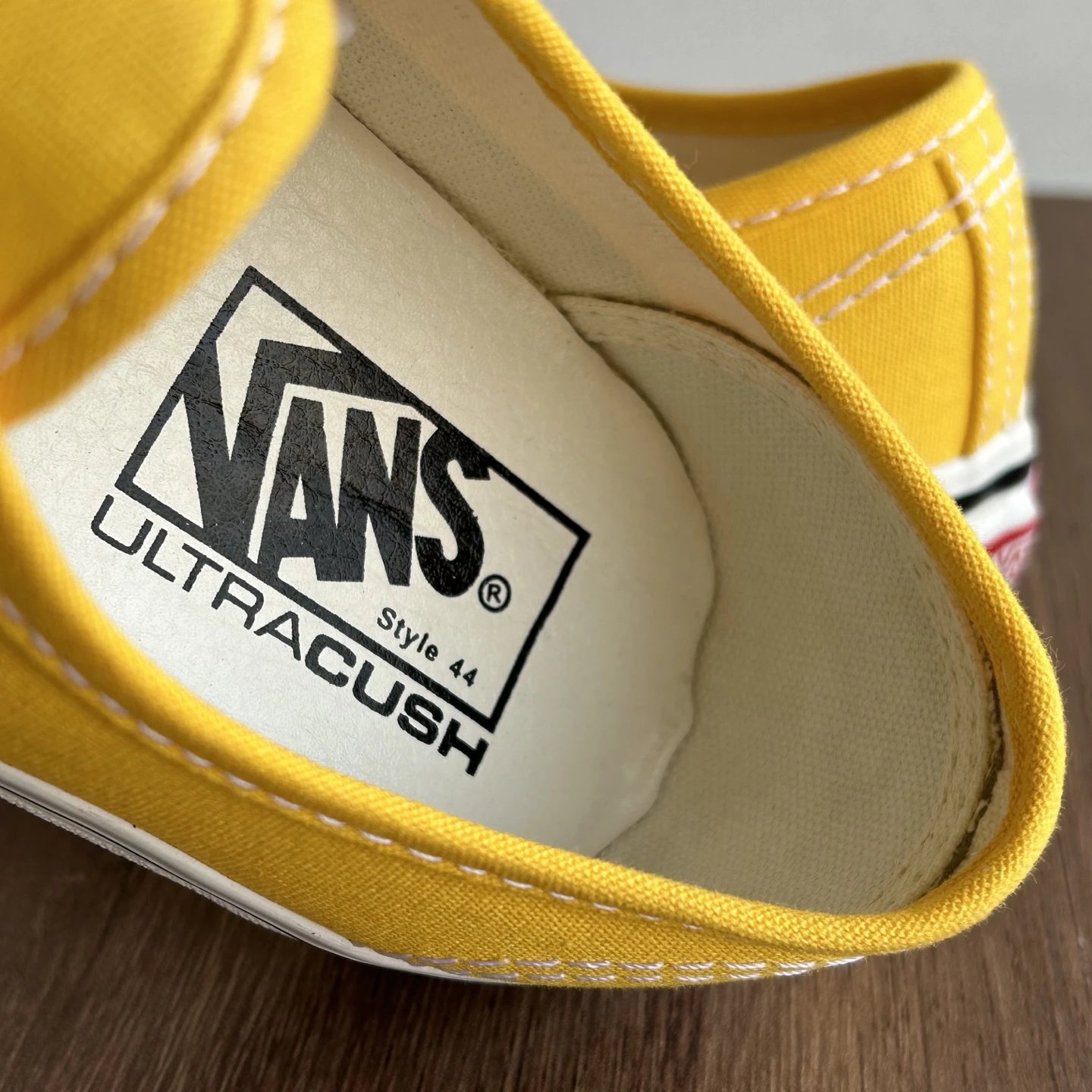 Authentic Canvas Low Skate Shoes Goldenrod - Gallery Image 4 - Detailed View