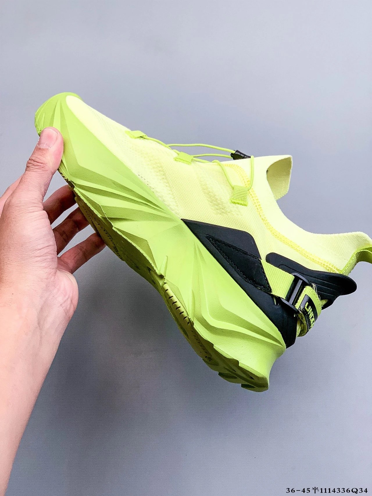 Summer Trail Running Sneakers Lime Green - Gallery Image 3 - Detailed View