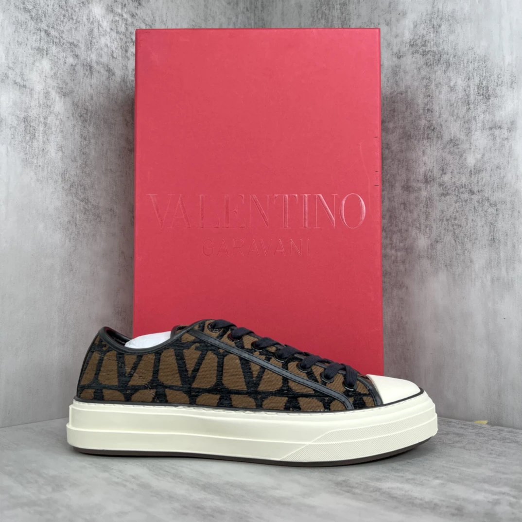 Valentino Garavani Totaloop Sneakers Brown - Gallery Image 1 - Detailed View