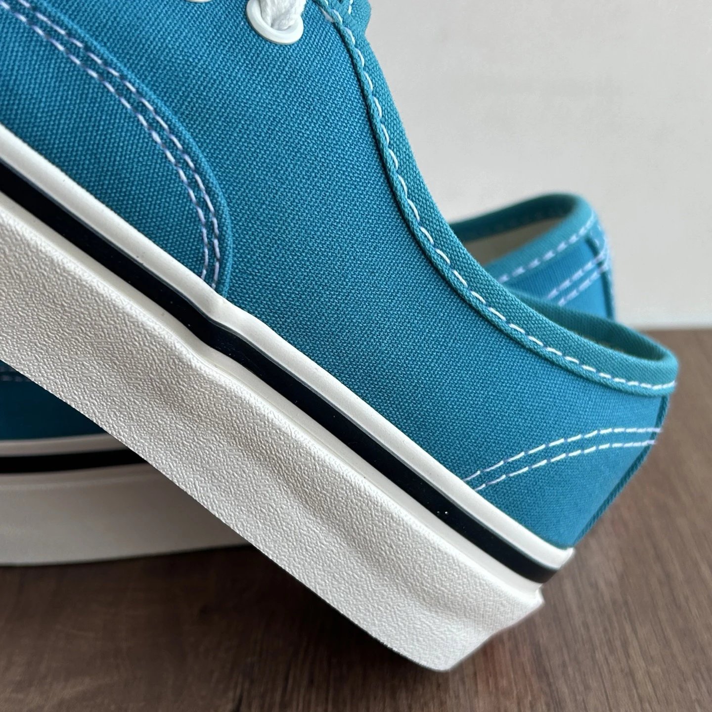 Authentic Low Top Canvas Sneakers Aqua Lake Blue - Gallery Image 5 - Detailed View