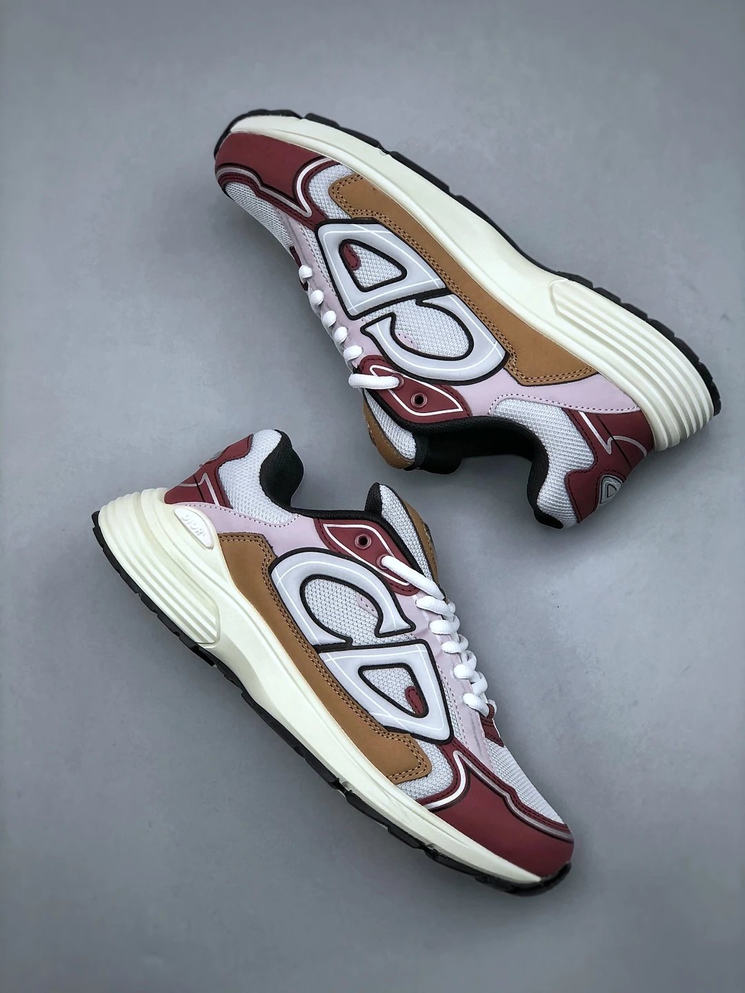 Dad Sneakers, Mesh, Taupe - Gallery Image 9 - Detailed View