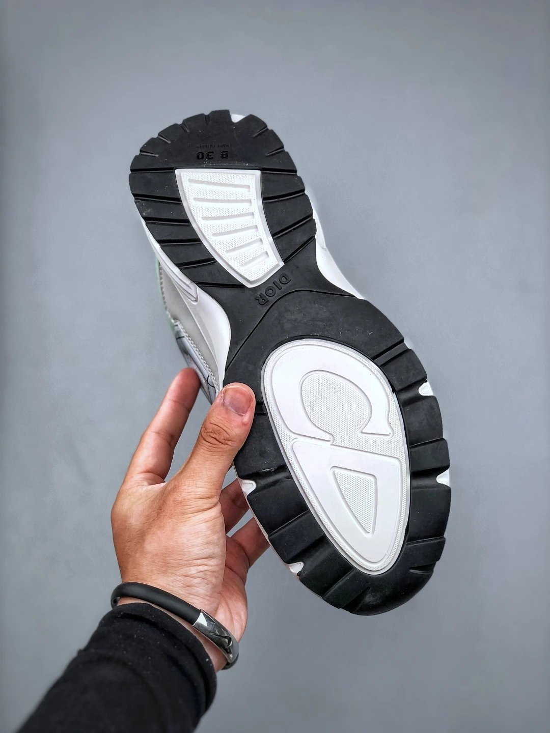 Dad Sneakers Leather Mint - Gallery Image 8 - Detailed View