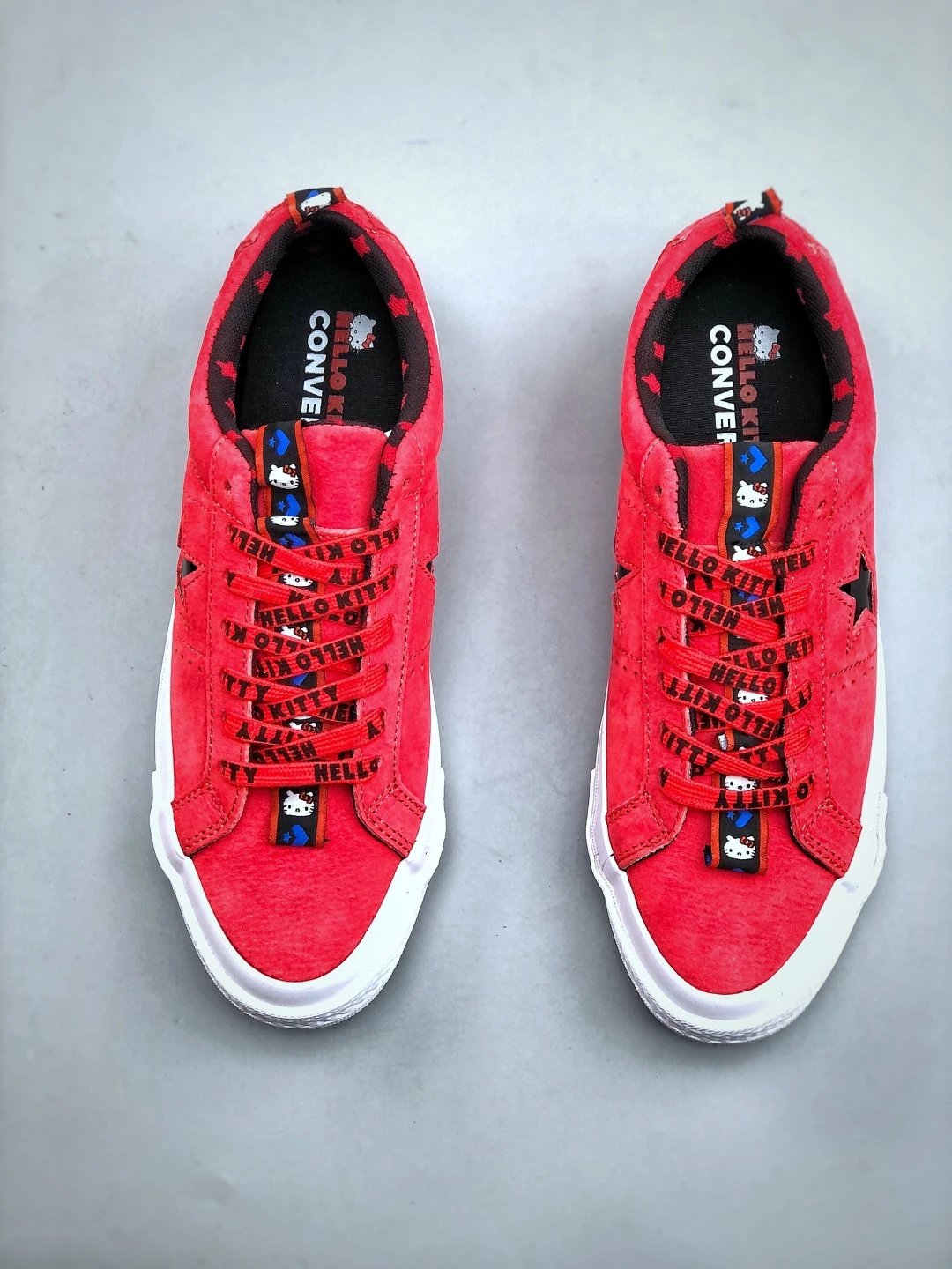 Vintage One Star Suede Low Sneakers Prism Pink - Gallery Image 5 - Detailed View