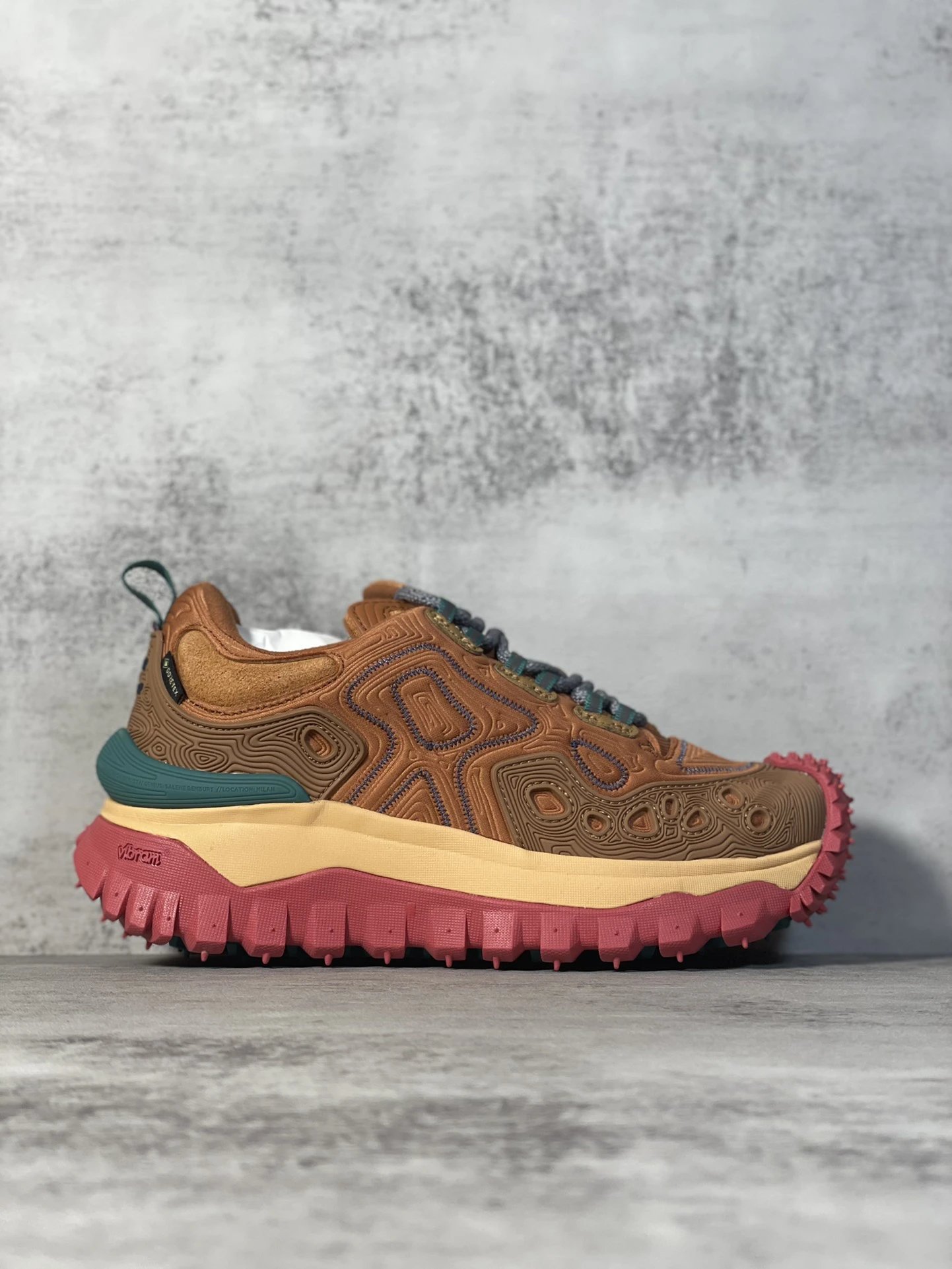 Moncler Trailgrip GTX Hiking Shoes Brown - High Quality Product Image - Cnfans