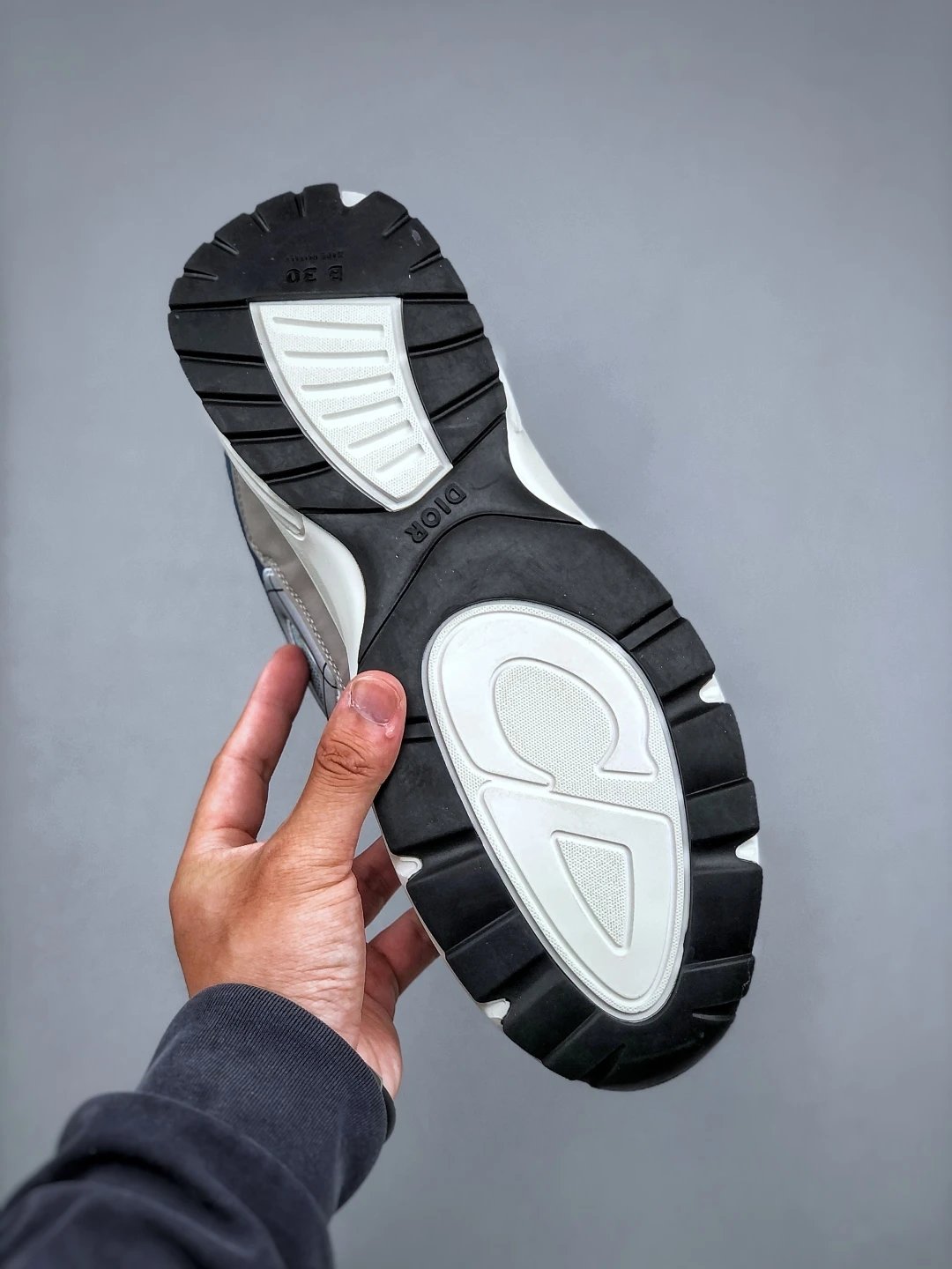 Dad Sneakers B30 Beige Blue - Gallery Image 8 - Detailed View