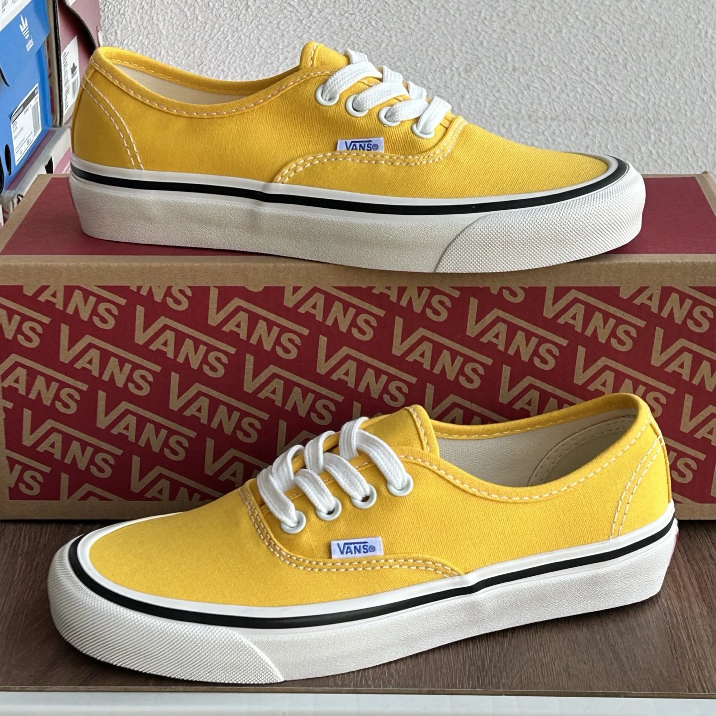 Authentic Canvas Low Skate Shoes Goldenrod - Gallery Image 9 - Detailed View