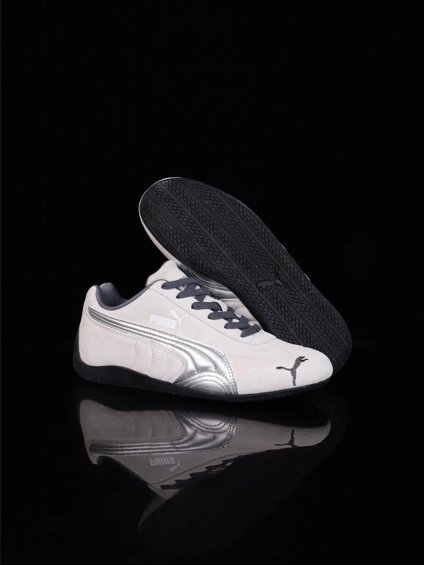 Puma Roma M Motorsport Sneakers Silver Gray - High Quality Product Image - Cnfans