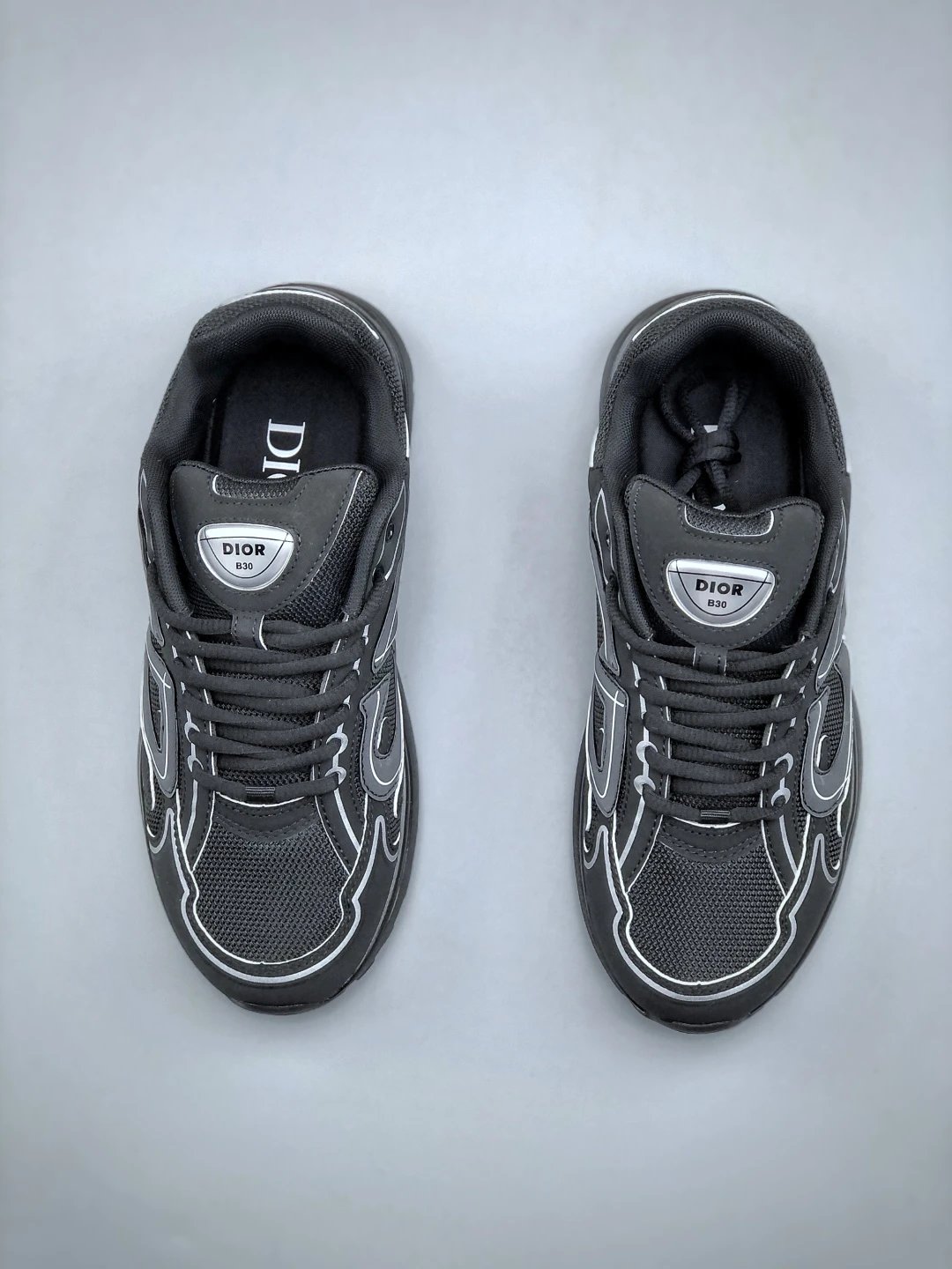 Dad Sneakers Casual Shoes Onyx Black - Gallery Image 6 - Detailed View