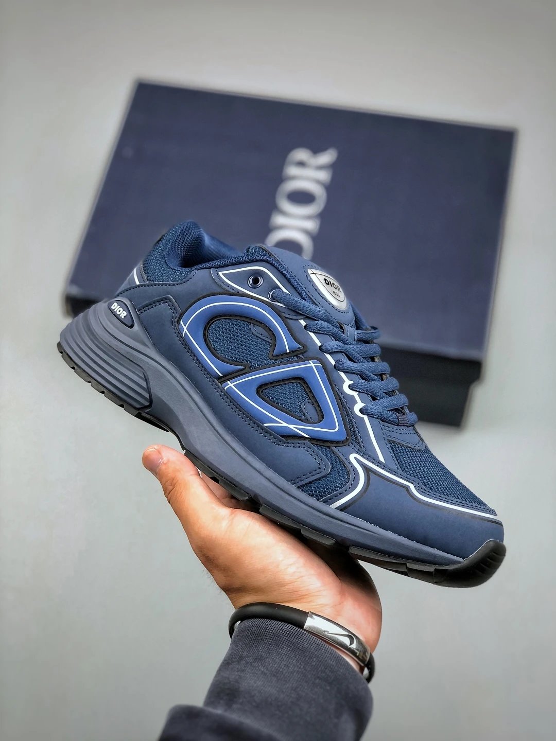 Dad Sneakers B30 Series Onyx Blue - Gallery Image 1 - Detailed View
