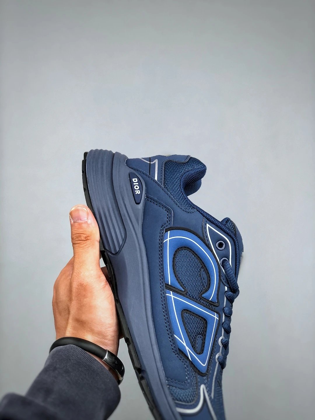 Dad Sneakers B30 Series Onyx Blue - Gallery Image 6 - Detailed View