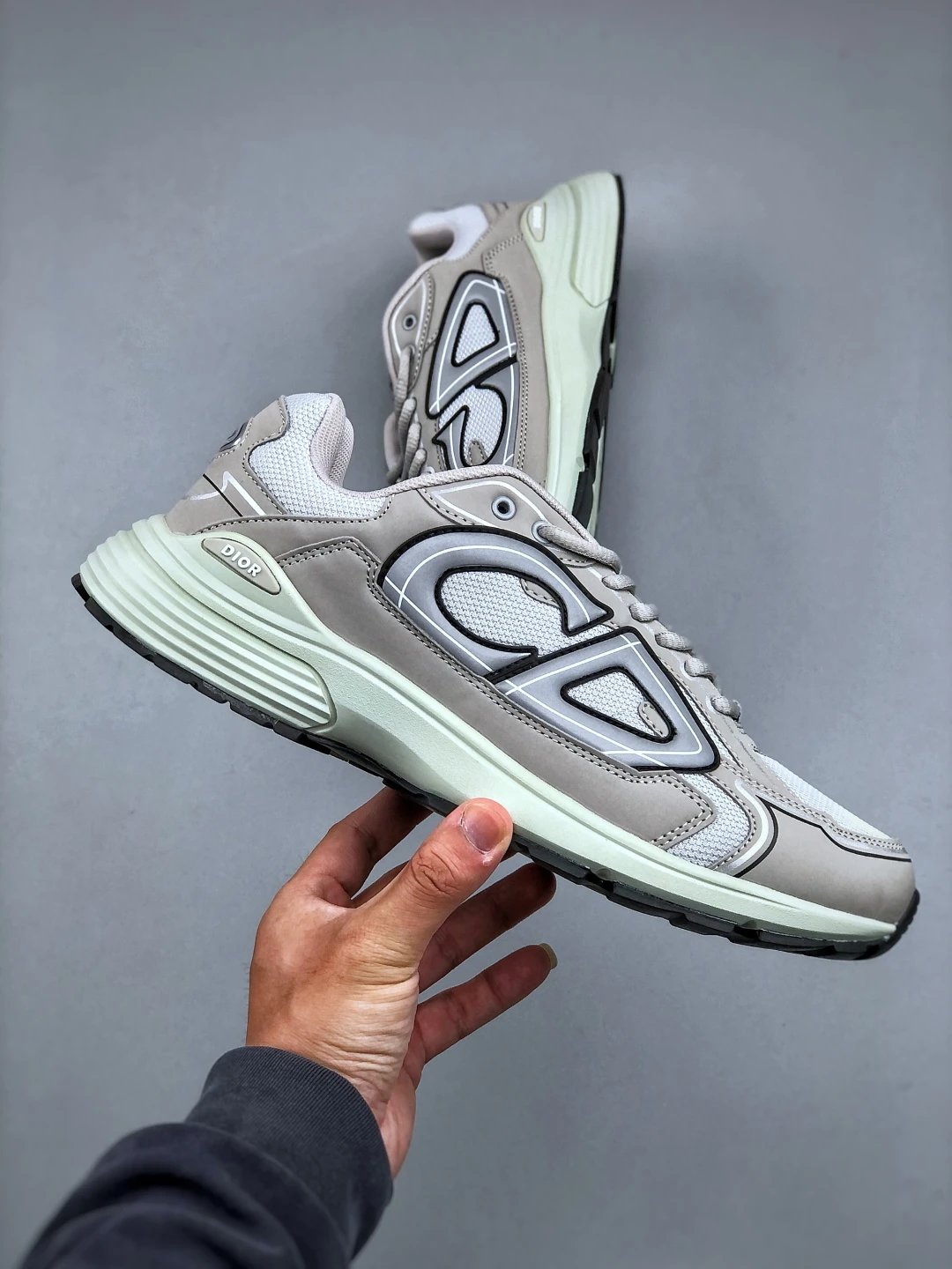 Dad Shoes Sneakers Taupe - Gallery Image 4 - Detailed View