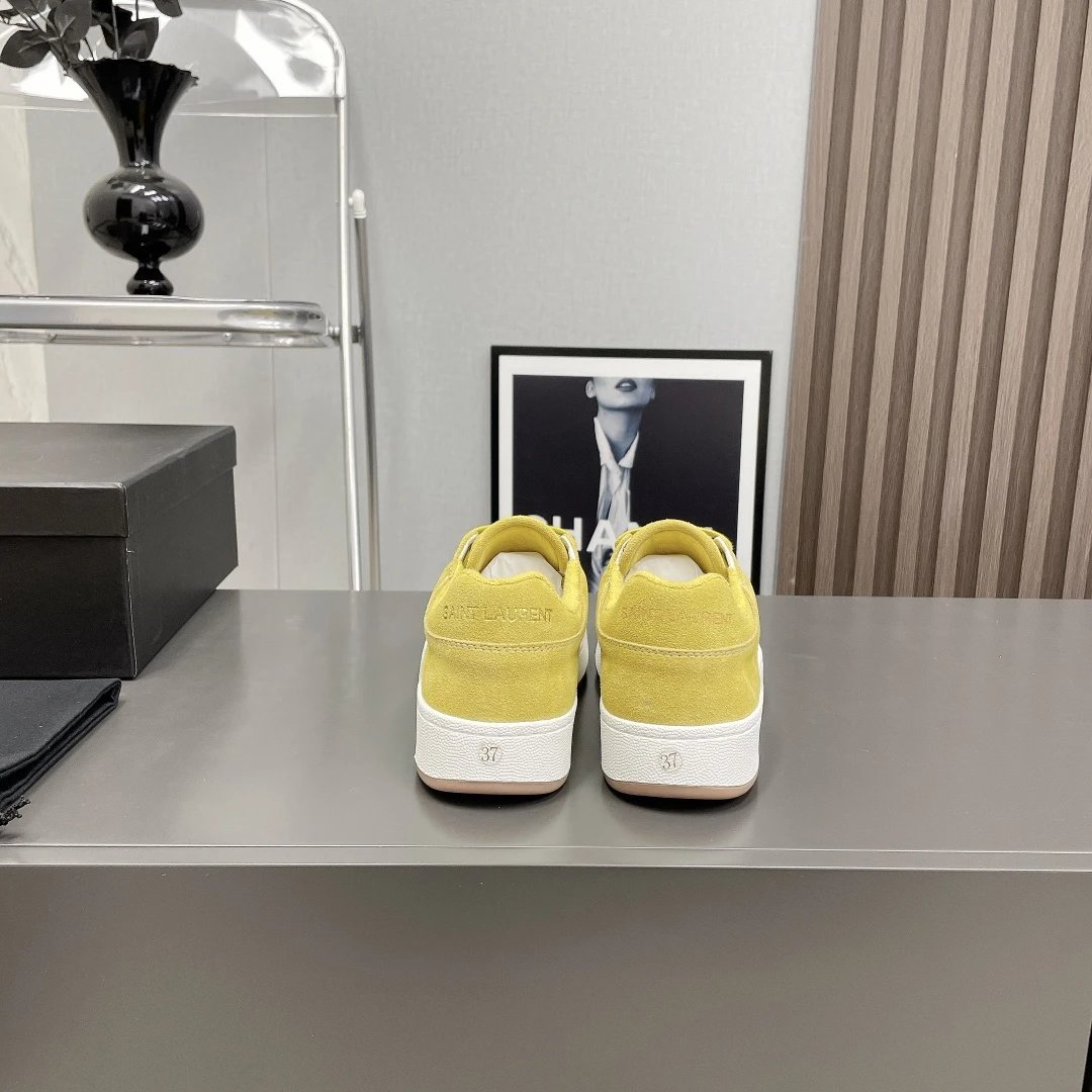 YSL SL61 Sneakers Yellow - Gallery Image 8 - Detailed View