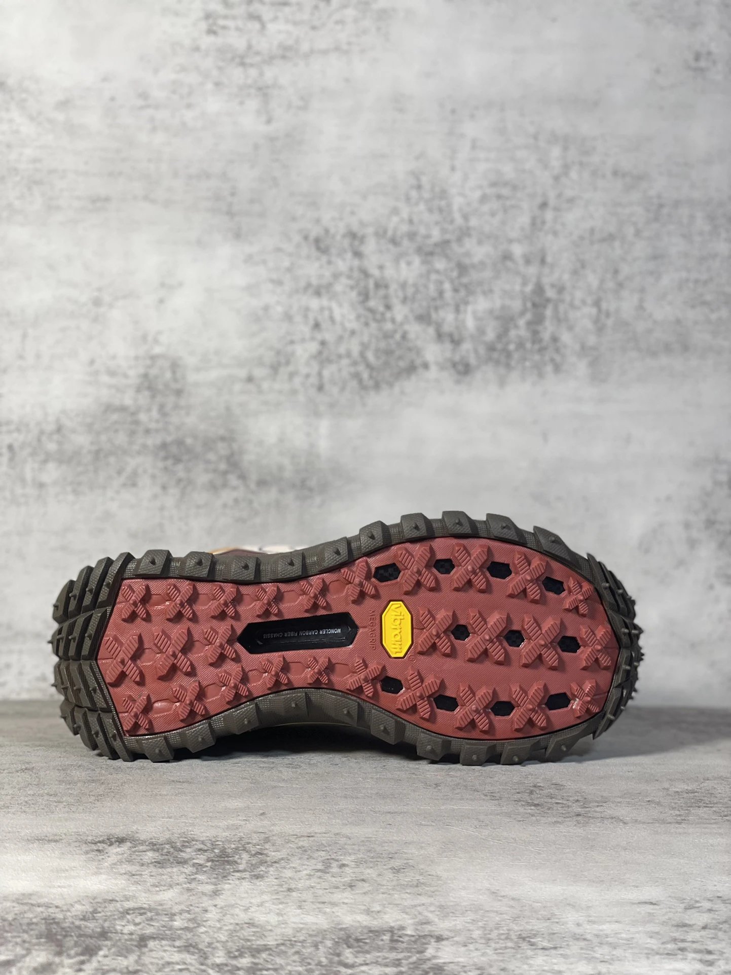 Moncler Trailgrip GTX Hiking Shoes Brown Pink - Gallery Image 4 - Detailed View