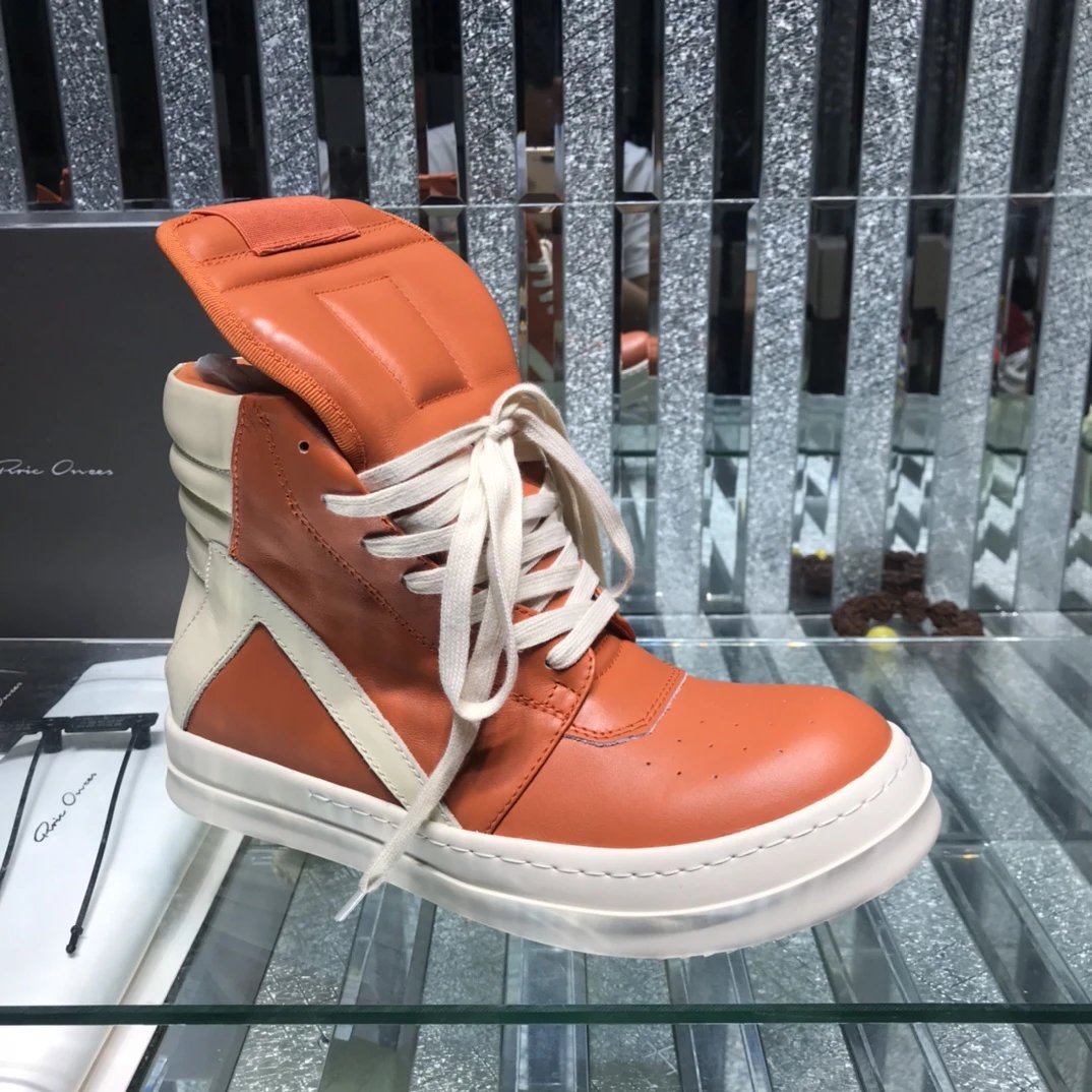 Owens Geobasket High-Top Sneakers Orange - Related Product - Cnfans