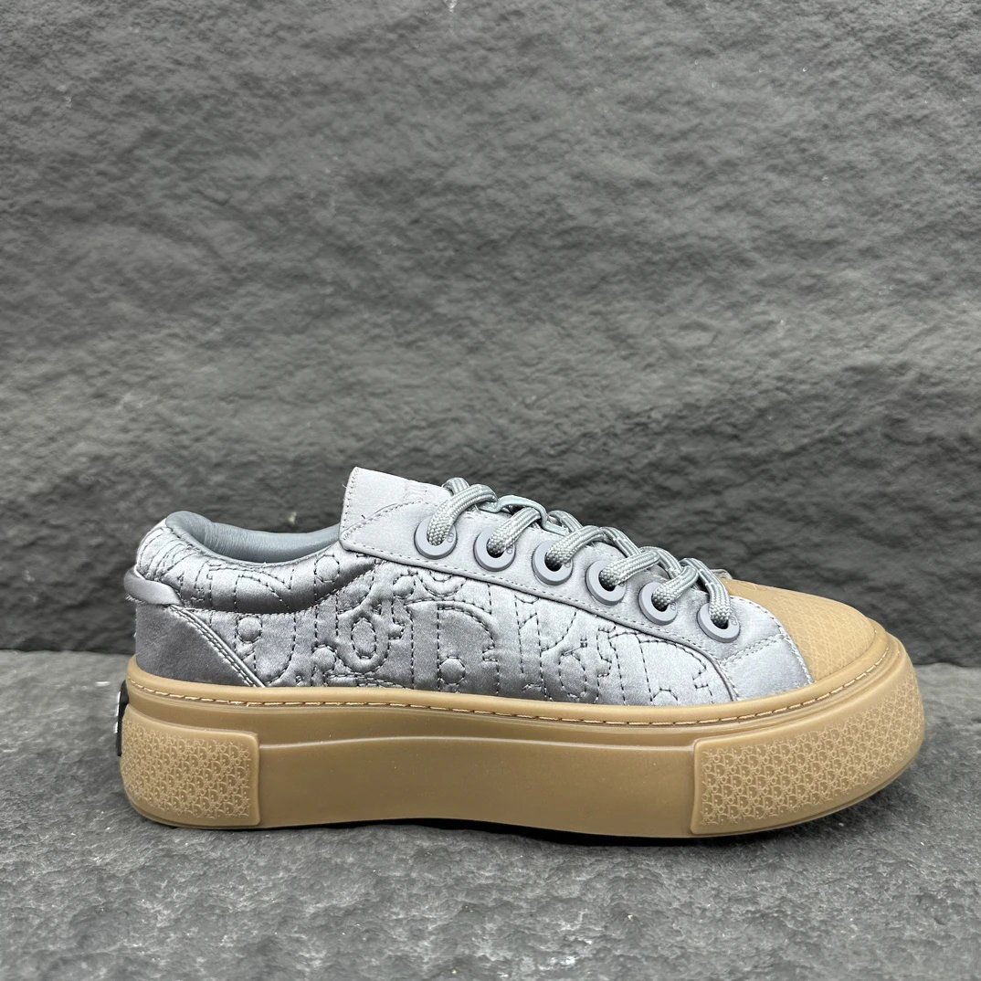 Cotton Tennis Sneakers Taupe - Gallery Image 7 - Detailed View