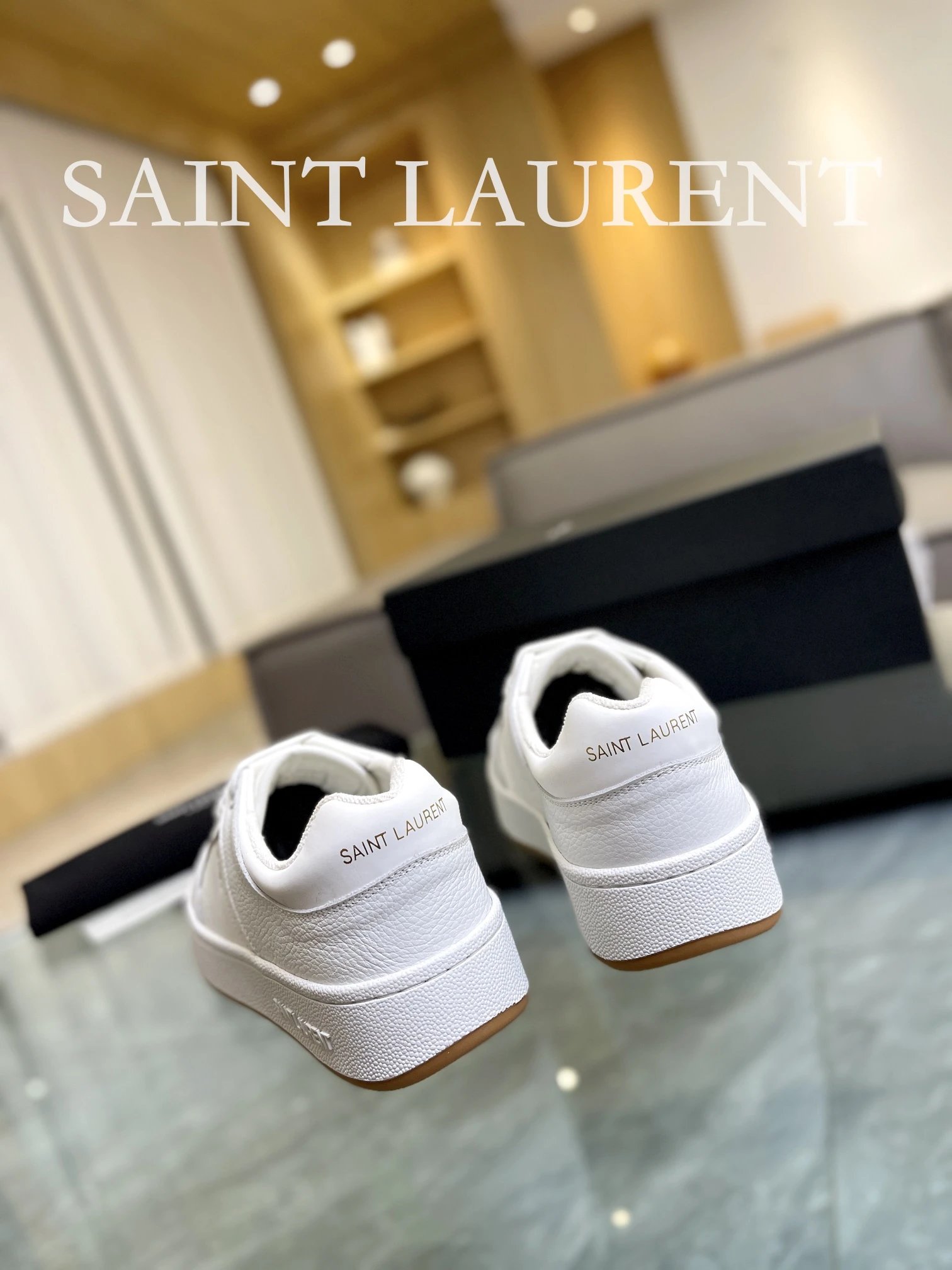 Saint Laurent SL61 Sneakers White - Gallery Image 6 - Detailed View