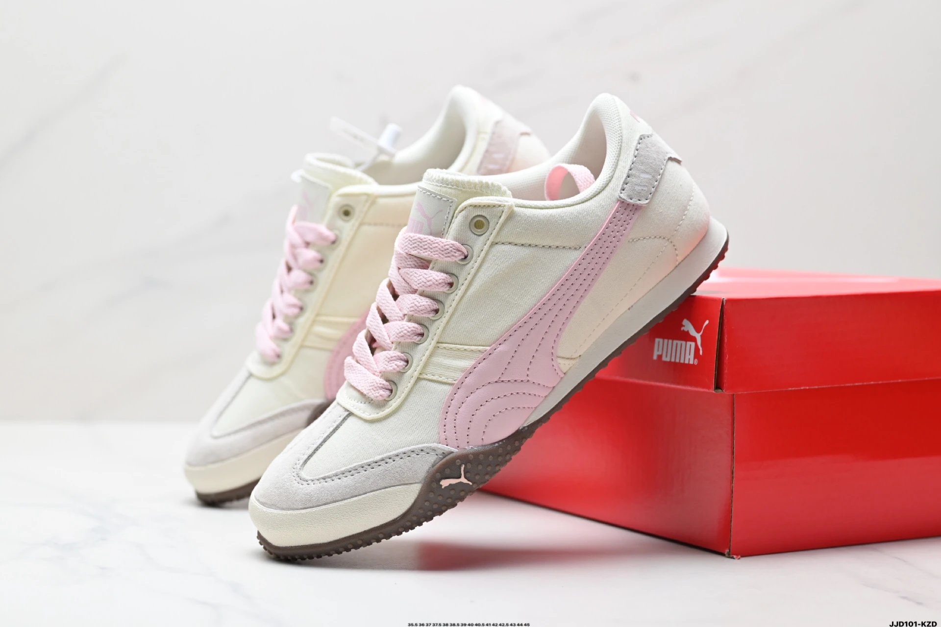 PUMA Bella UT Sneakers White Pink - Gallery Image 8 - Detailed View