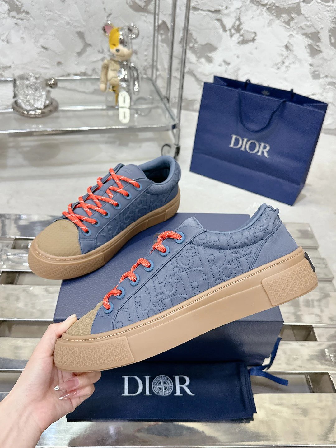 Casual Sneakers Satin Slate - Gallery Image 4 - Detailed View