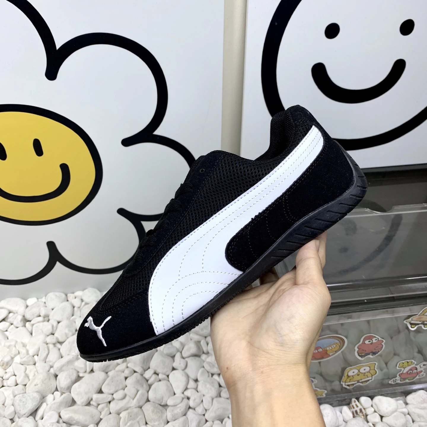 PUMA Mesh Sneakers Black - Gallery Image 8 - Detailed View