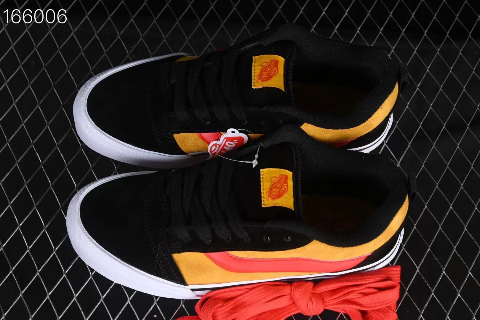 Low Top Suede Skate Shoes Amber Yellow - Gallery Image 7 - Detailed View