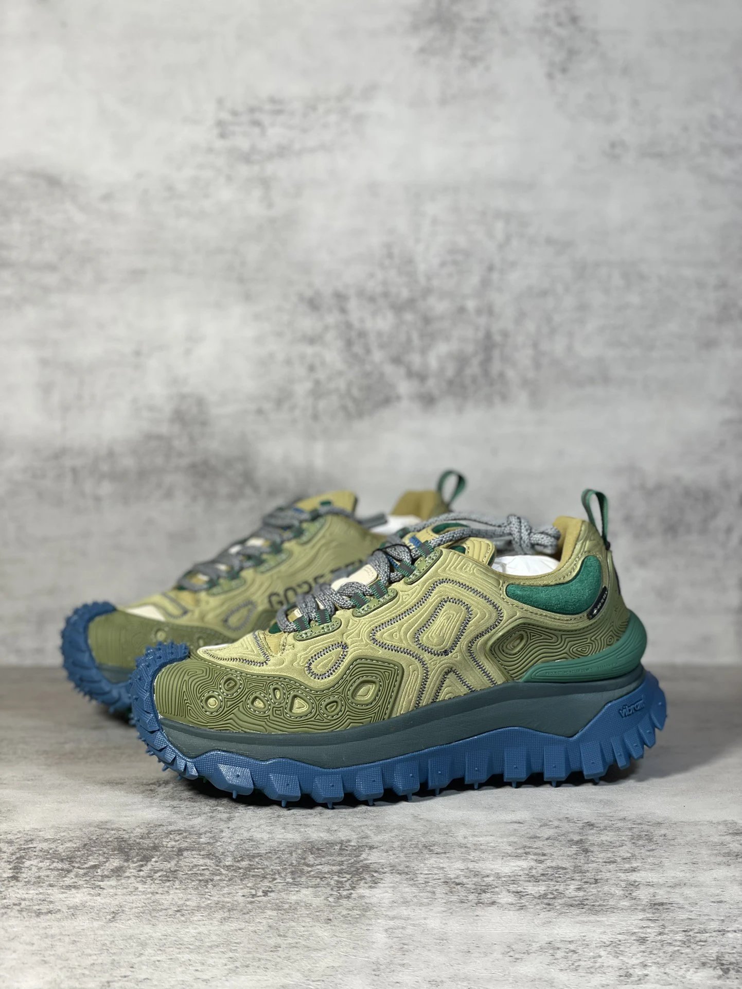 Moncler Trailgrip GTX Hiking Shoes Green - Gallery Image 3 - Detailed View