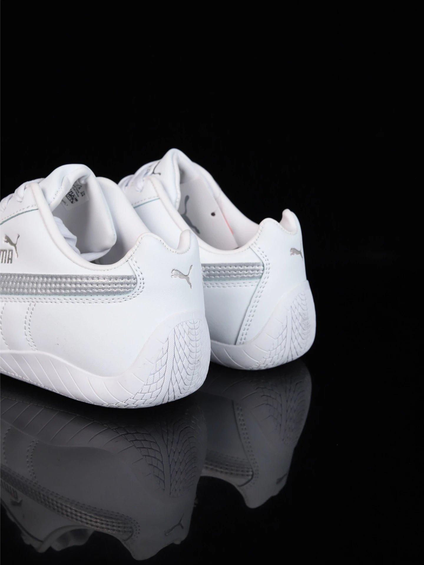 Puma Roma M Motorsport Sneakers White Silver - Gallery Image 6 - Detailed View