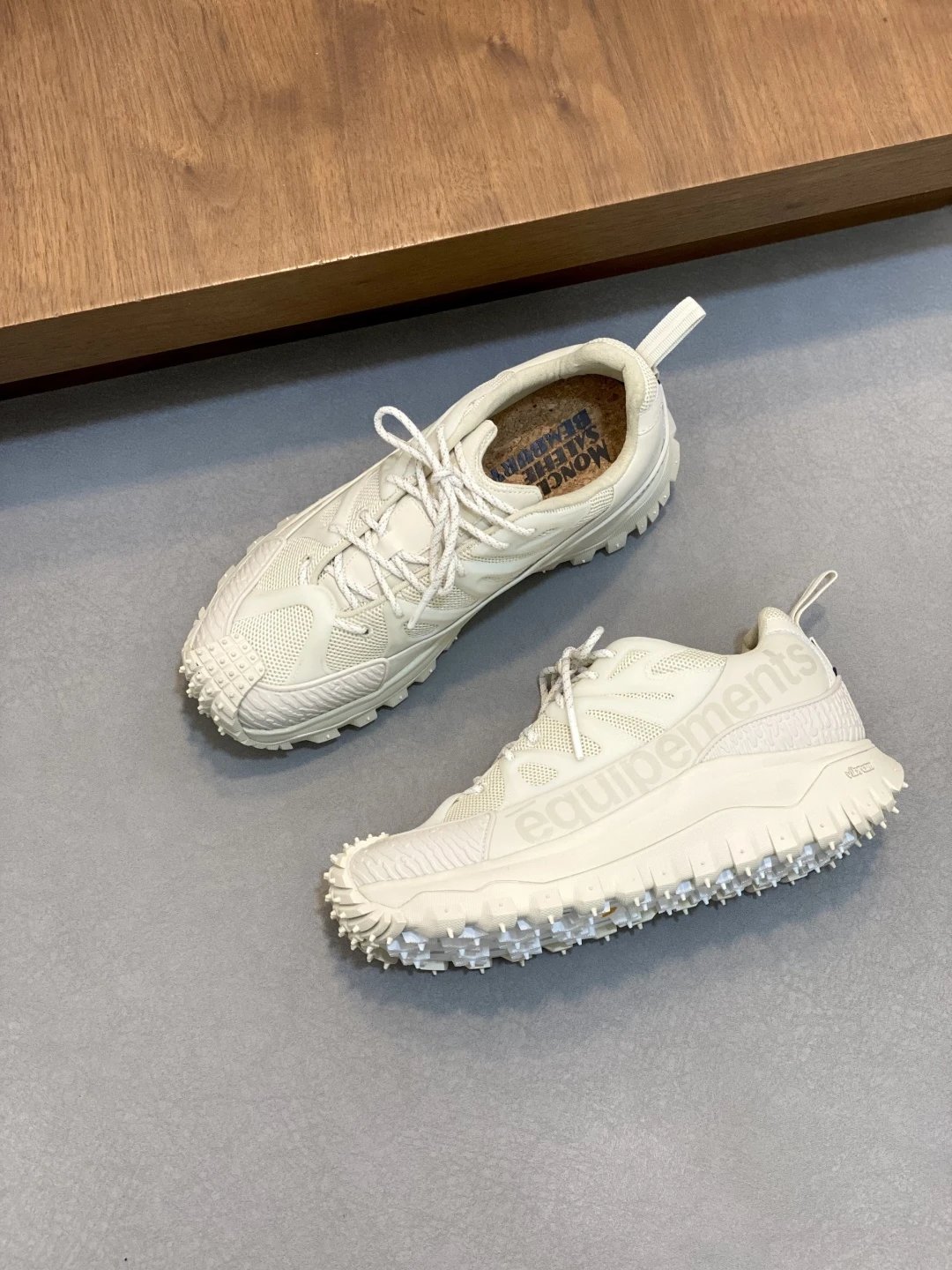 Moncler Trailgrip Amoeba Salehe Bembury Sneakers White - Gallery Image 5 - Detailed View