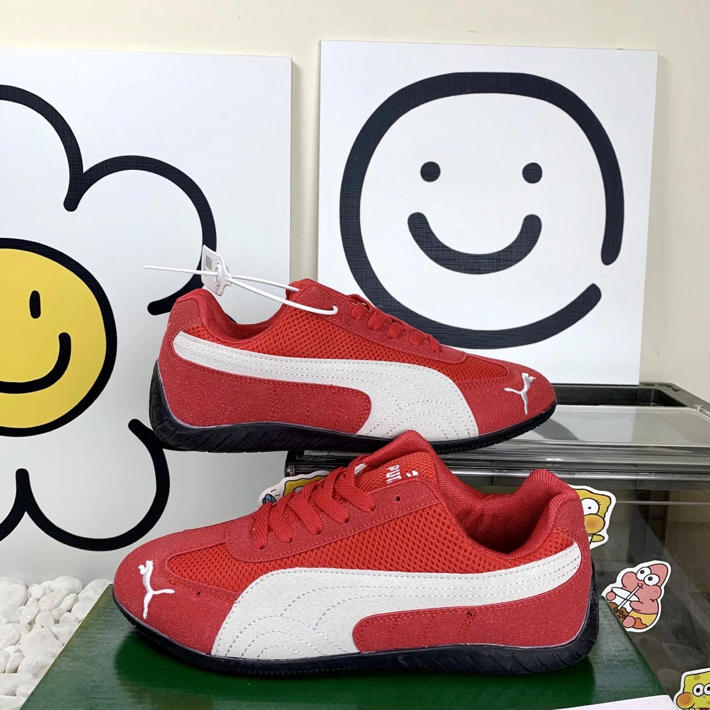 Puma Mesh Sneakers Red - High Quality Product Image - Cnfans