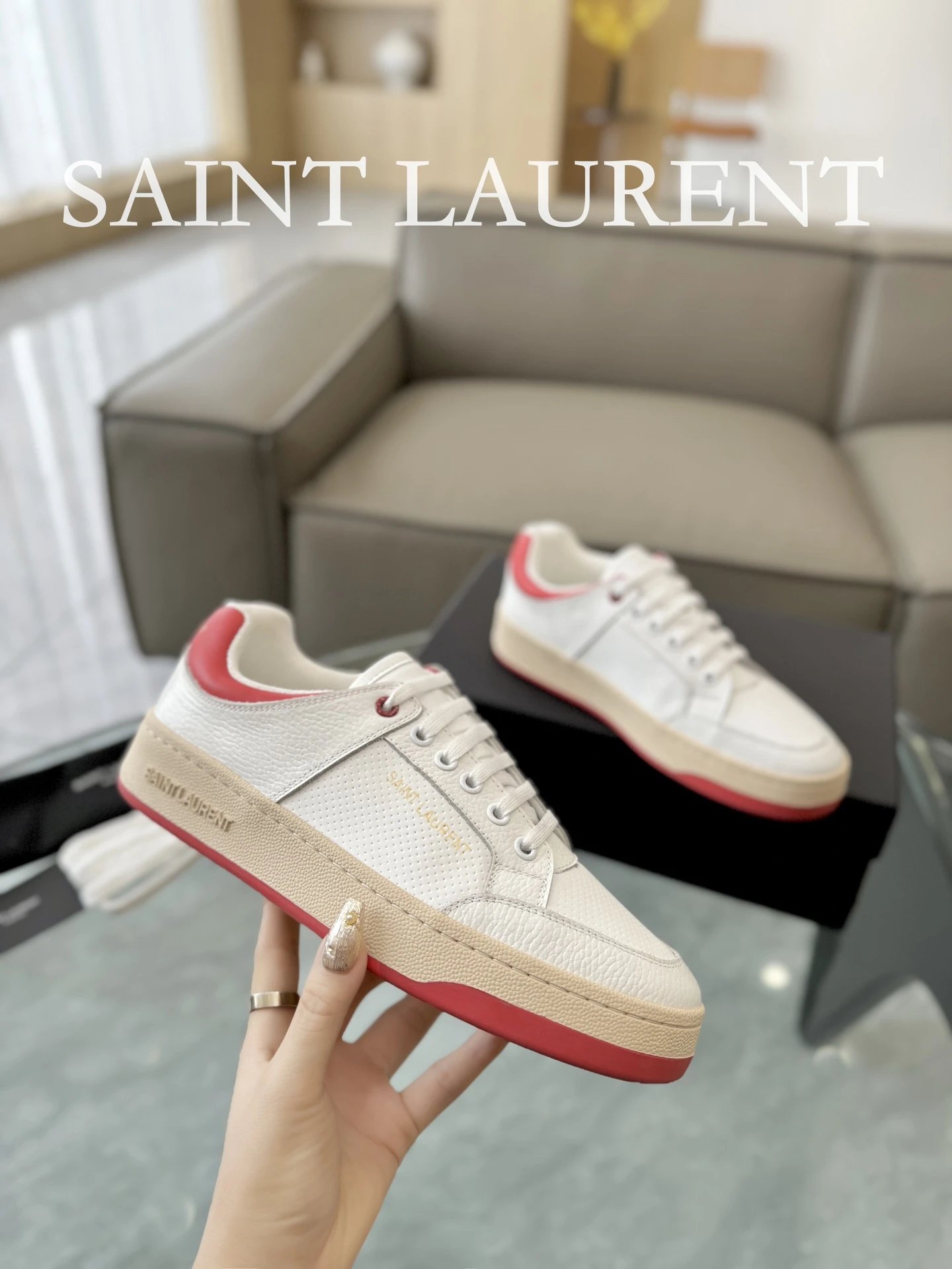 Saint Laurent SL61 Sneakers Multi - Gallery Image 5 - Detailed View