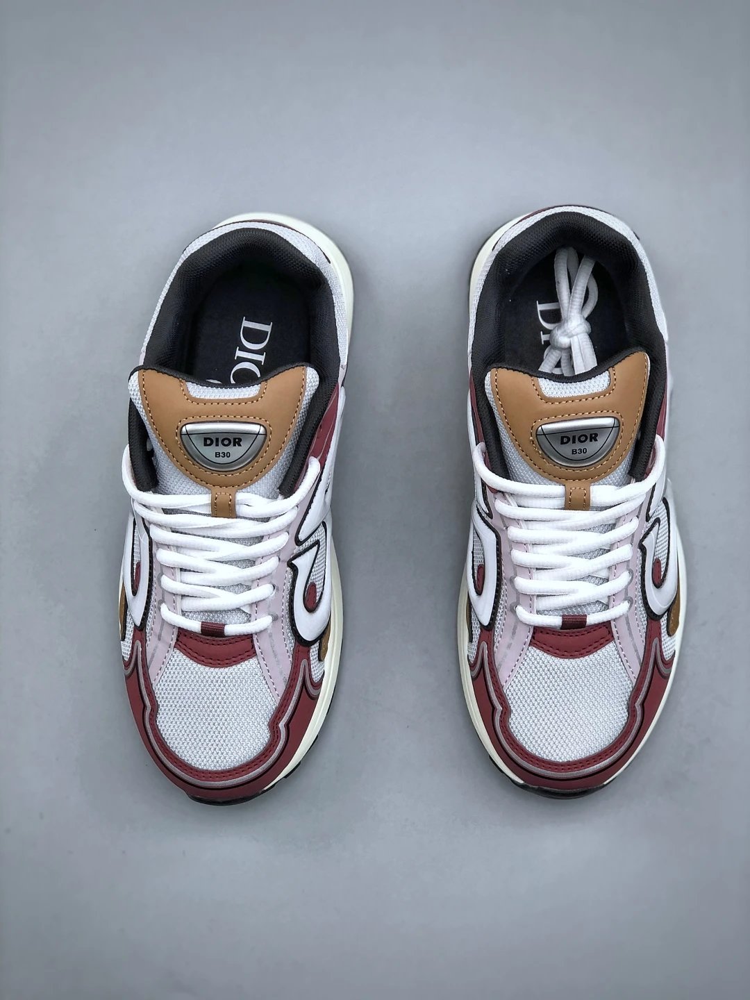 Dad Sneakers, Mesh, Taupe - Gallery Image 5 - Detailed View