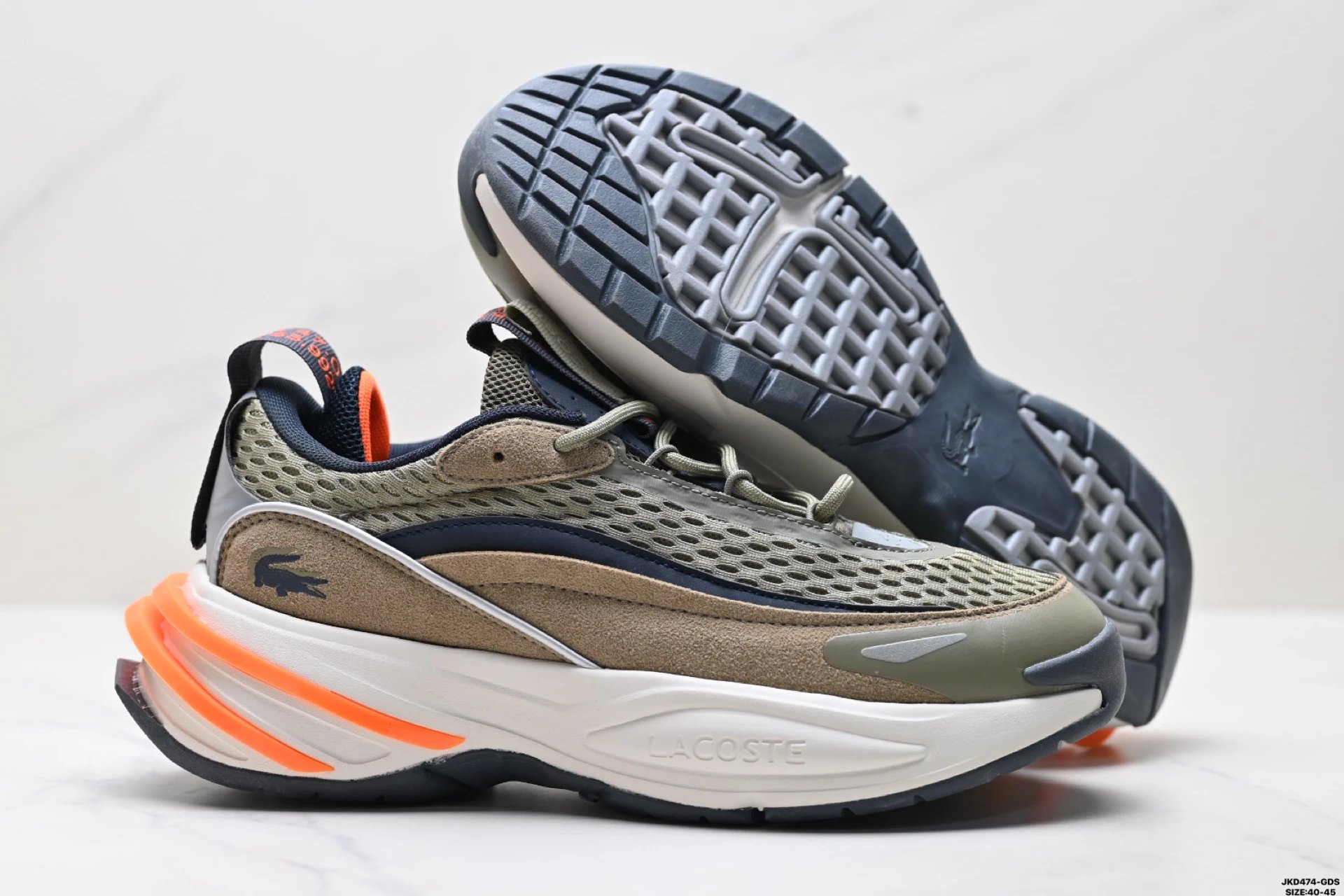 Lacoste Odyssa Sneakers Red - Gallery Image 9 - Detailed View