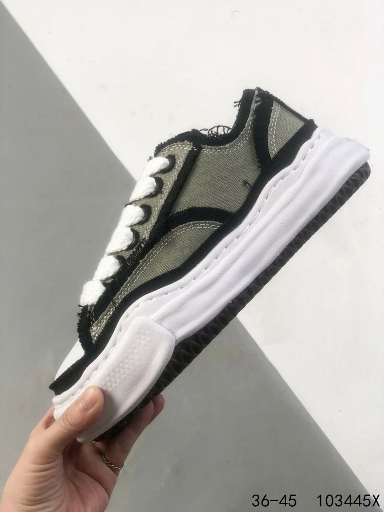 Maison Mihara Yasuhiro MMY Shell Sneakers Gray - Gallery Image 6 - Detailed View