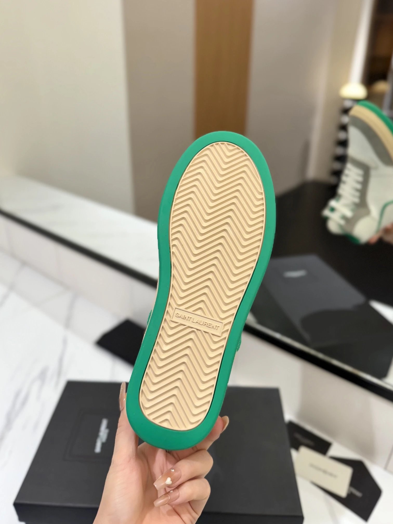 YSL SL61 Sneakers Multicolor - Gallery Image 9 - Detailed View