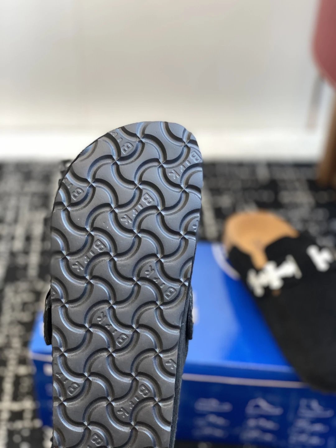 Birkenstock Chrome Heart Black Clogs - Gallery Image 9 - Detailed View