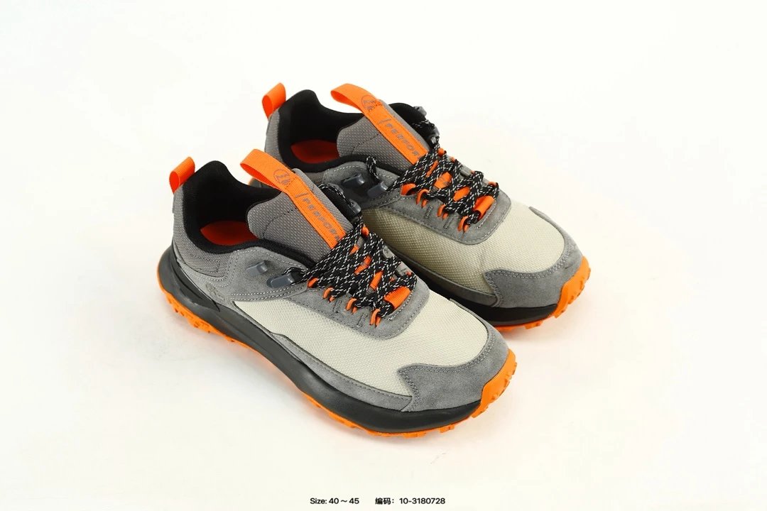 Men's Hiking Shoes Charcoal Orange - Gallery Image 8 - Detailed View
