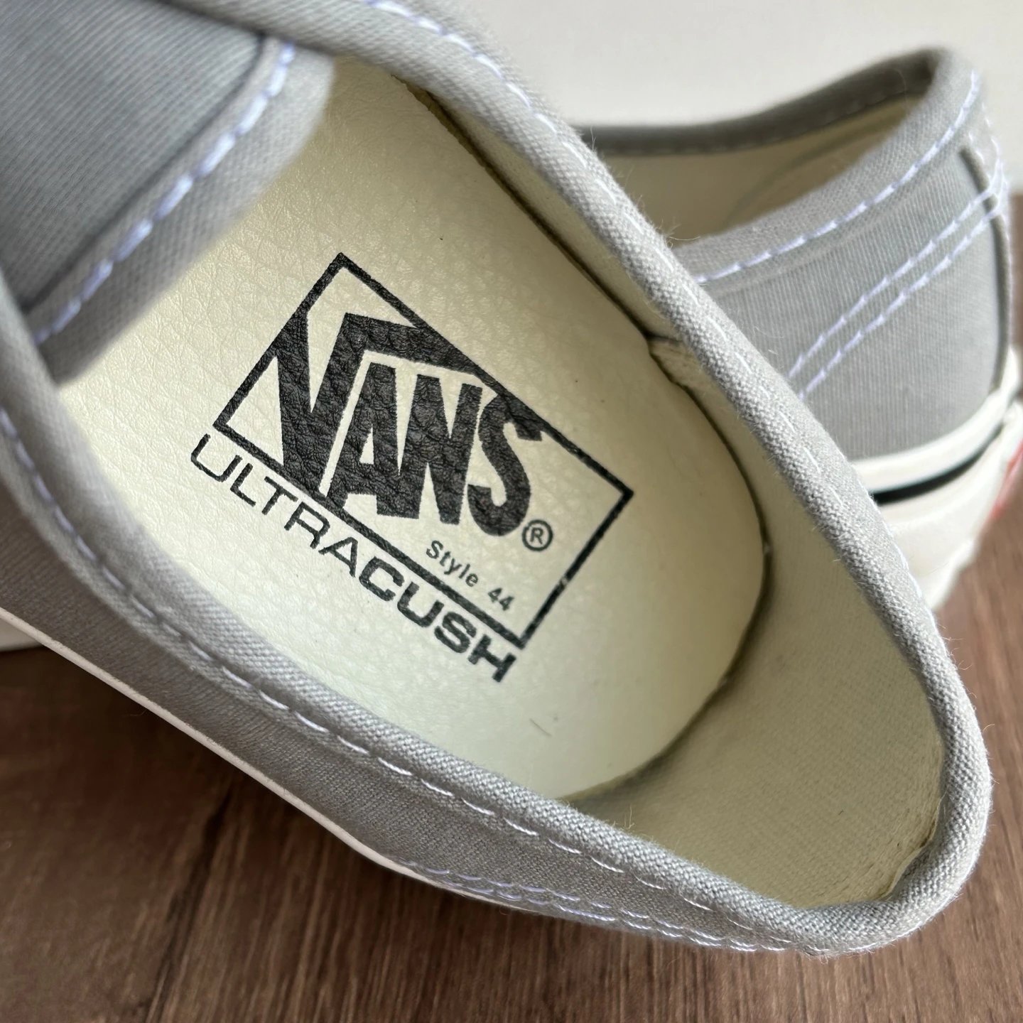 Low Top Canvas Skate Shoes Smoky Grey - Gallery Image 4 - Detailed View