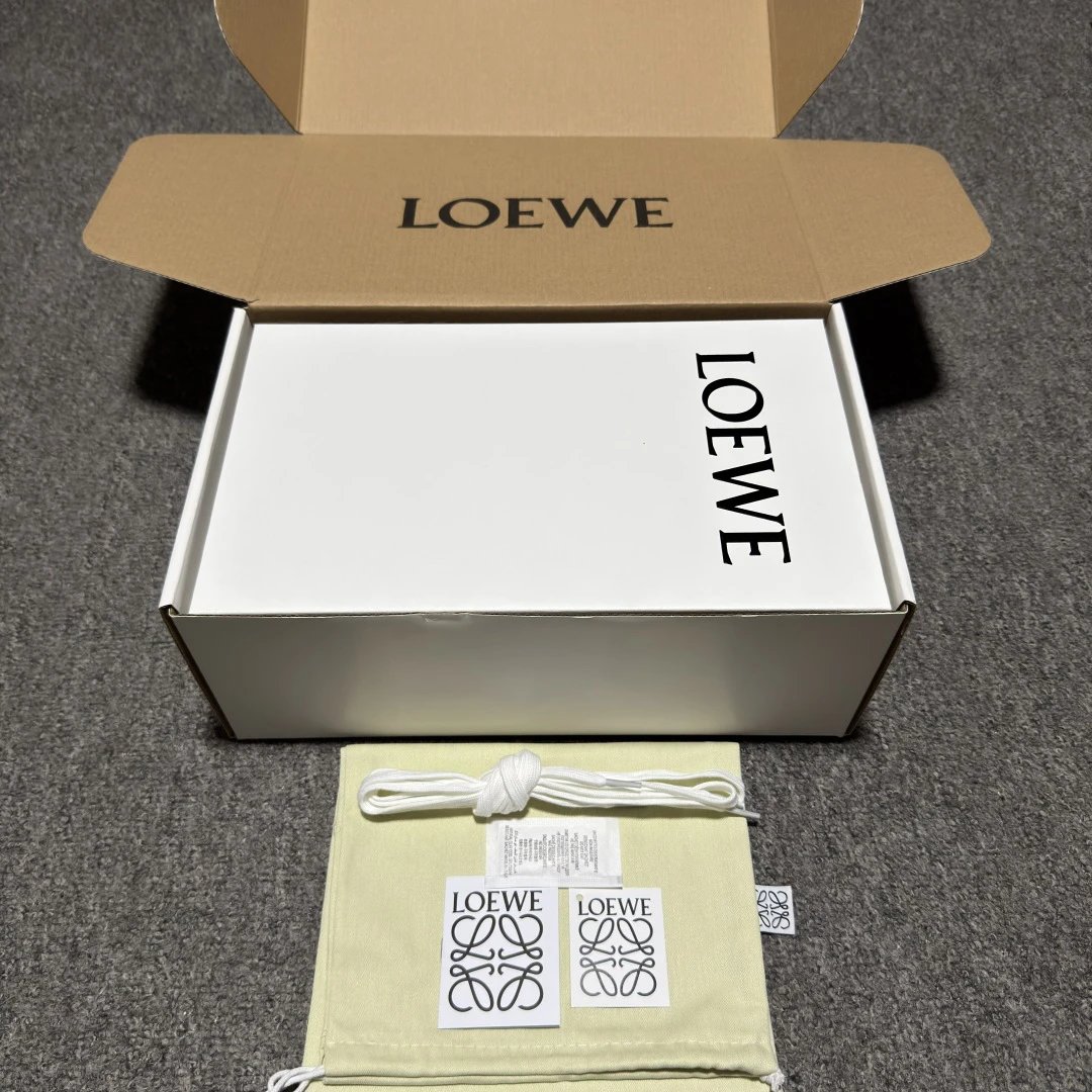 Loewe Ballet Runner Sneakers Pink Red - Gallery Image 8 - Detailed View