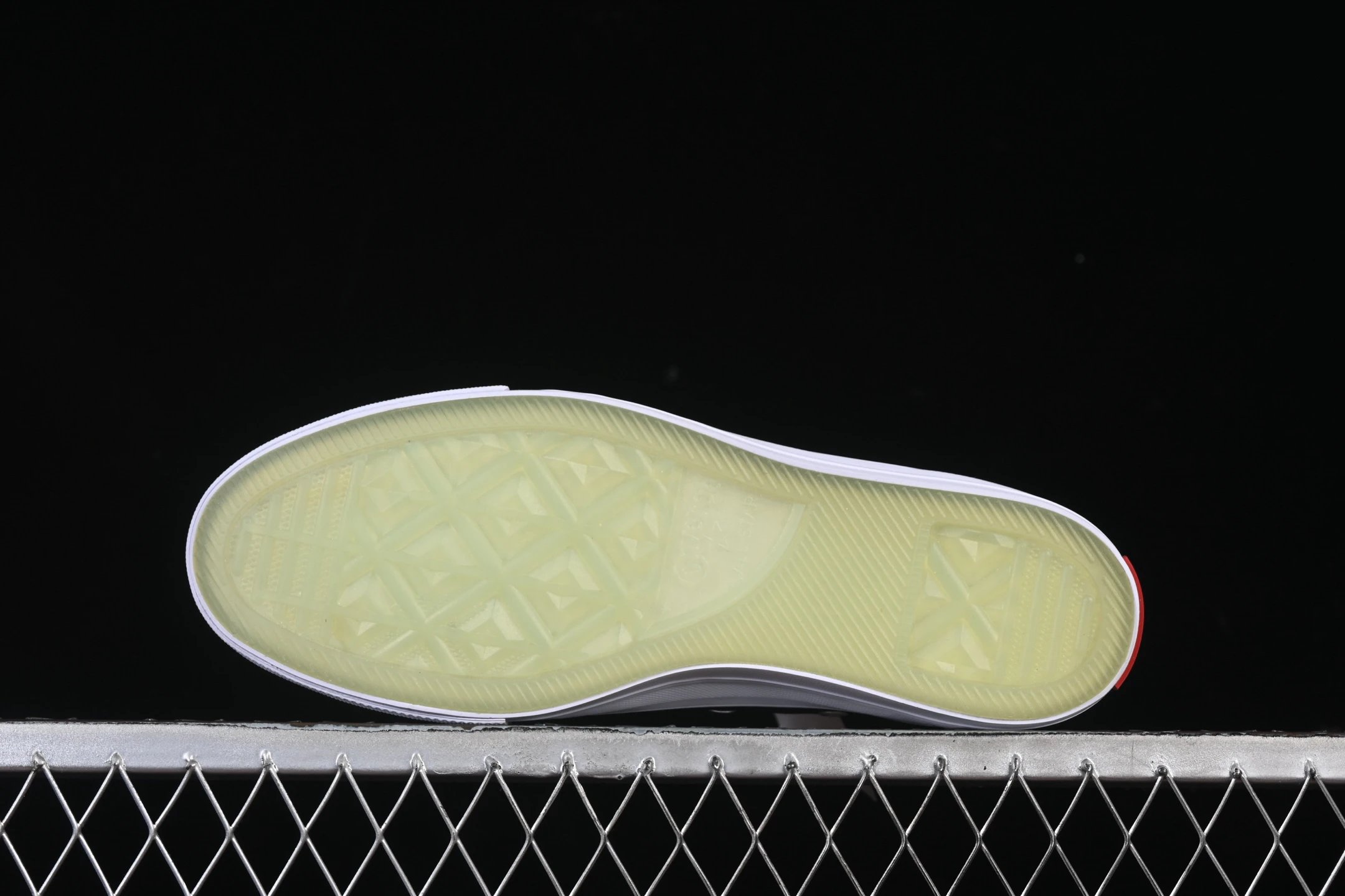 Vintage Canvas High Top Sneakers Crimson Black - Gallery Image 3 - Detailed View