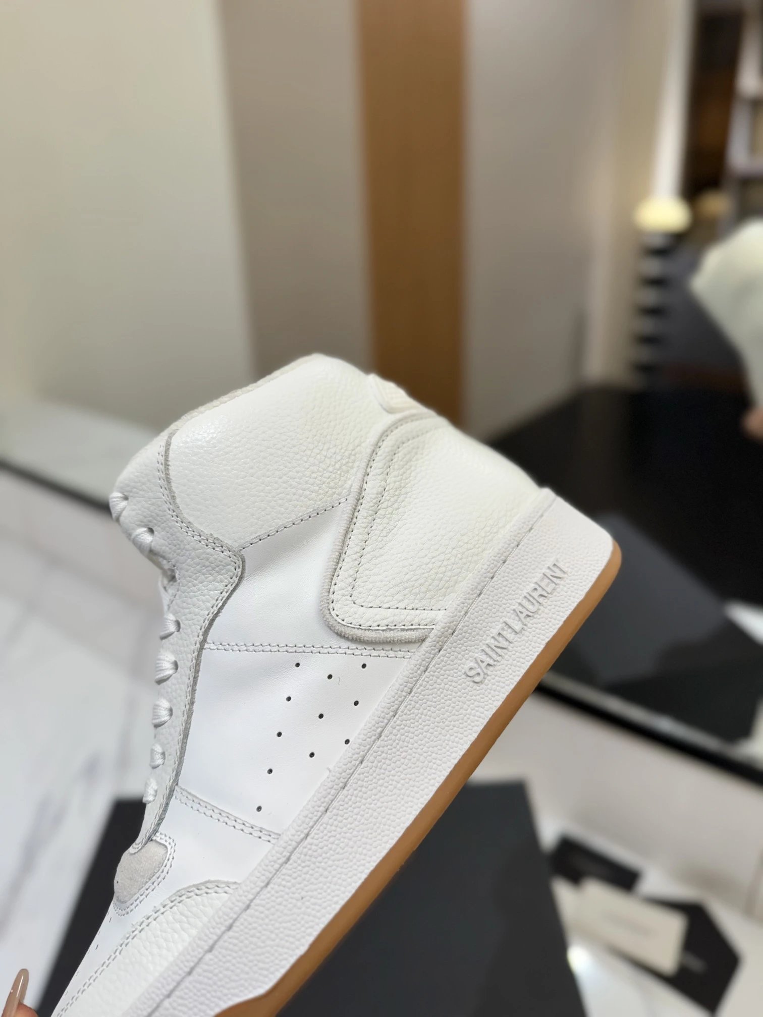 Saint Laurent SL61 Sneakers White - Gallery Image 7 - Detailed View
